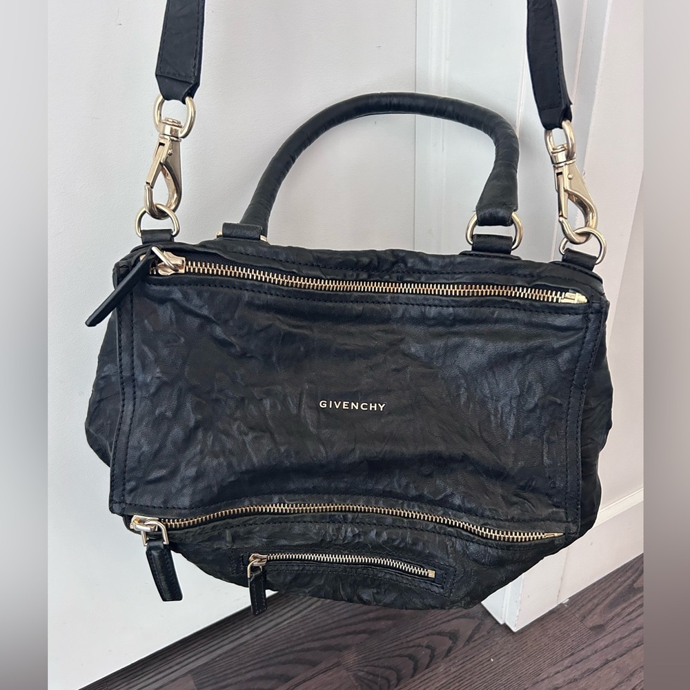 Givenchy Leather Pandora Shoulder Bag